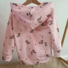 Różowy komplet dziewczęcy w Jamniki Bawełniana bluza i legginsy Różowy komplet dziewczęcy w Jamniki Bawełniana bluza i legginsy